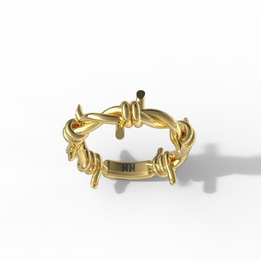 Barbed Wire' Men's Ring – Noble Names Jewelry